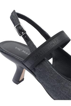 Black denim slingback VIC MATIE' | 1E1118DGA06E960155